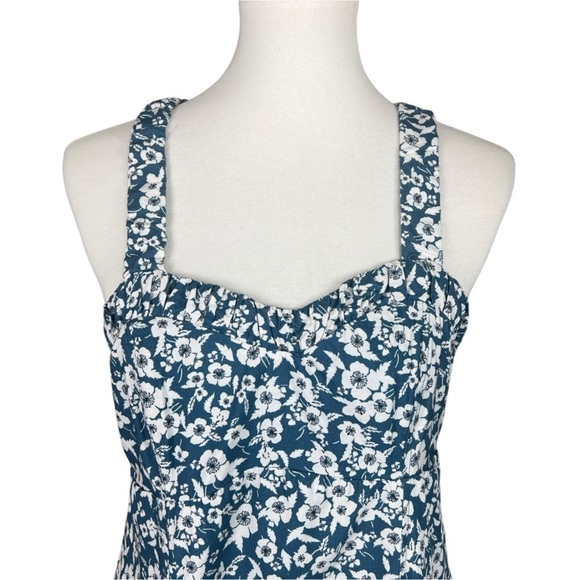 Anthropologie Maeve Sweetheart Mini Dress Floral - Picture 9 of 16
